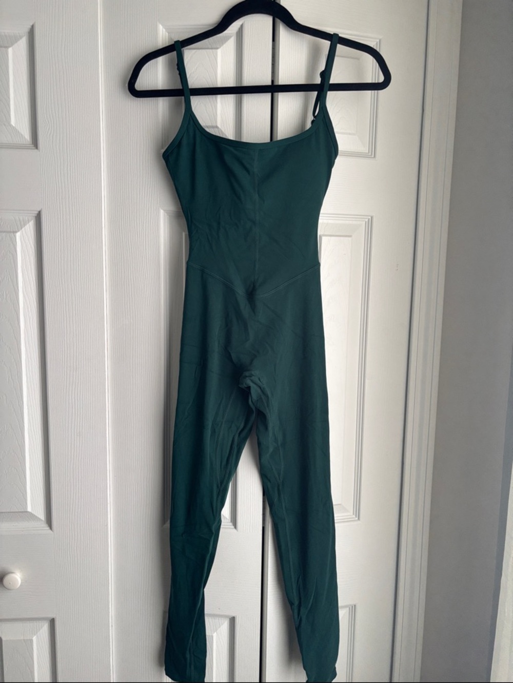 Women's Forest Green Strappy Jumpsuit